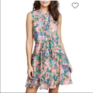 Saloni Tilly Silk minidress in size US 2